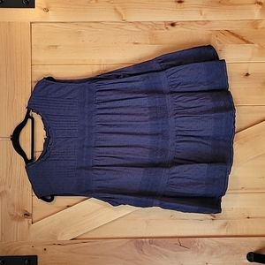 Sleeveless high neck Peasant top